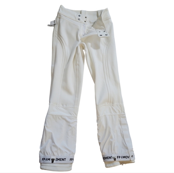 NWT Free People FP Movement Off White Ski Flare Snowpants sz S - Picture 11 of 15